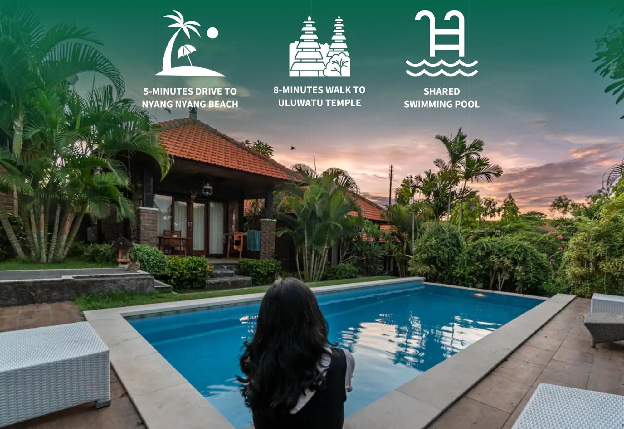 Kubu Nyang Nyang Uluwatu By Bukit Vista Leilighet Eksteriør bilde